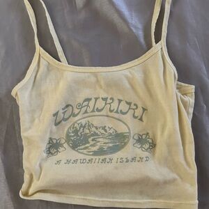 PACSUN yellow tank top